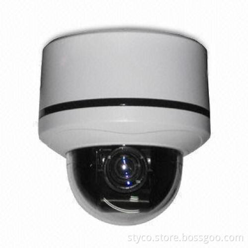Speed Dome Camera with Wall/Selling Bracket, 128 Preset, Alarm output, 12V DC/ 24V AC Power